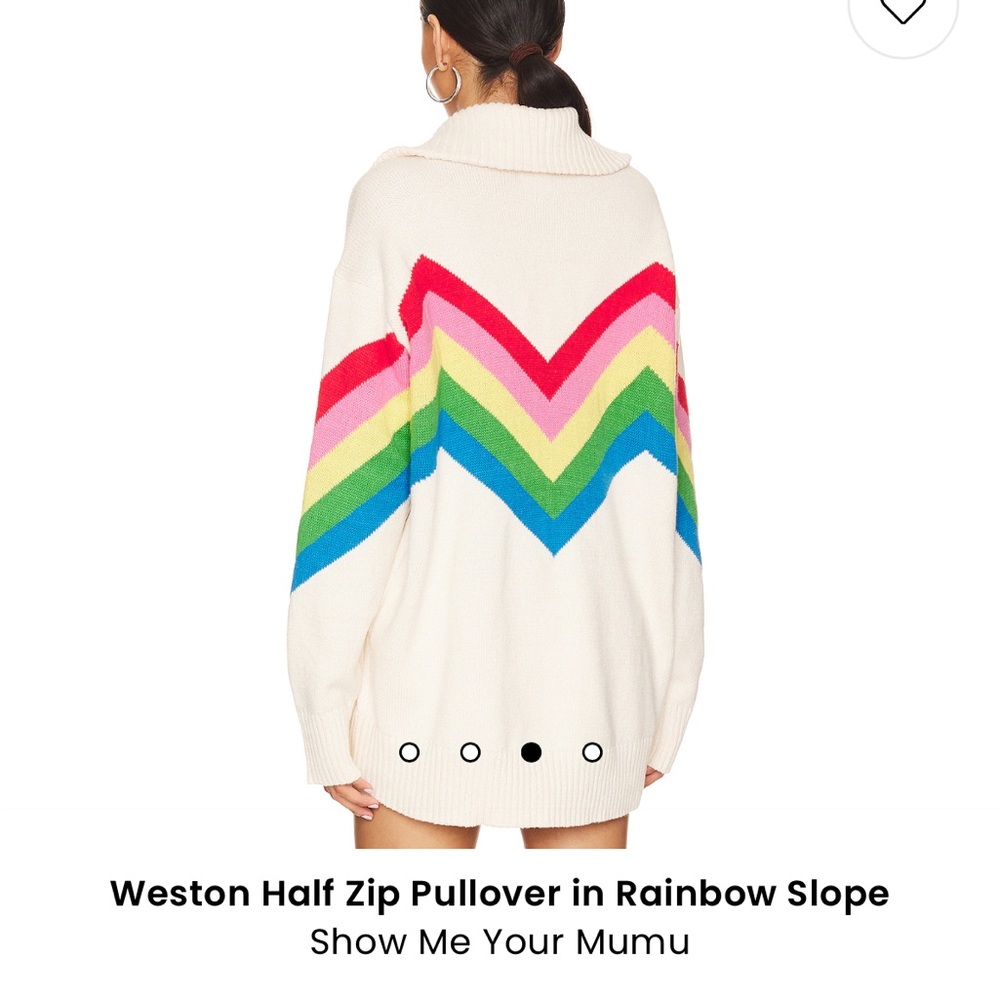 NWT / Still in Package - 2X Rainbow Show Me Your Mumu Sweater